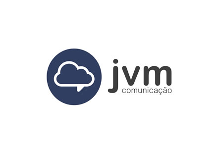 Novo logotipo JVM Comunicação